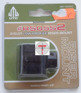Riser Mount Low profile 2 sloty